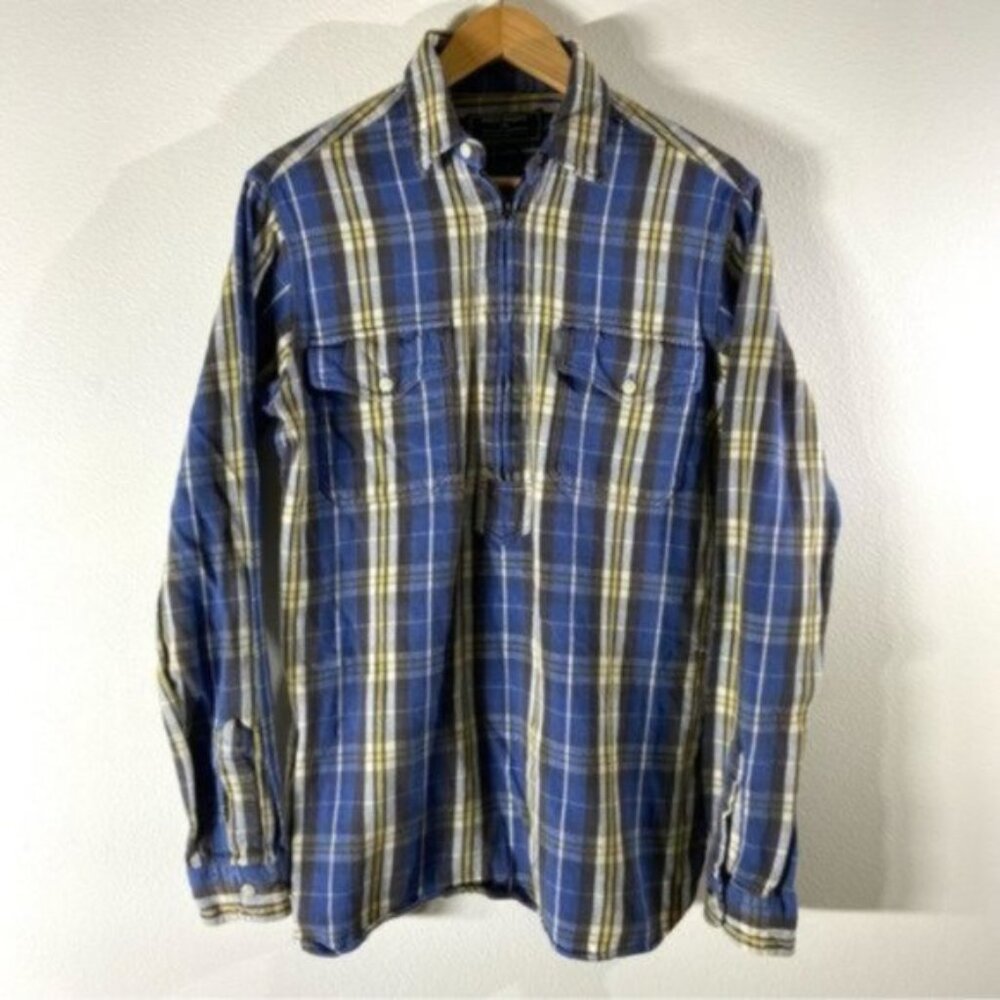 Vtg Polo Sport Ralph Lauren Quarter Zip Long-sleeve Pullover Shirt. Size S